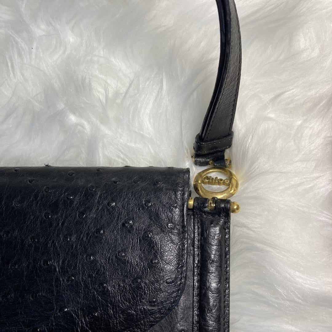 Chloe Shoulder Bag Purse Black Authentic