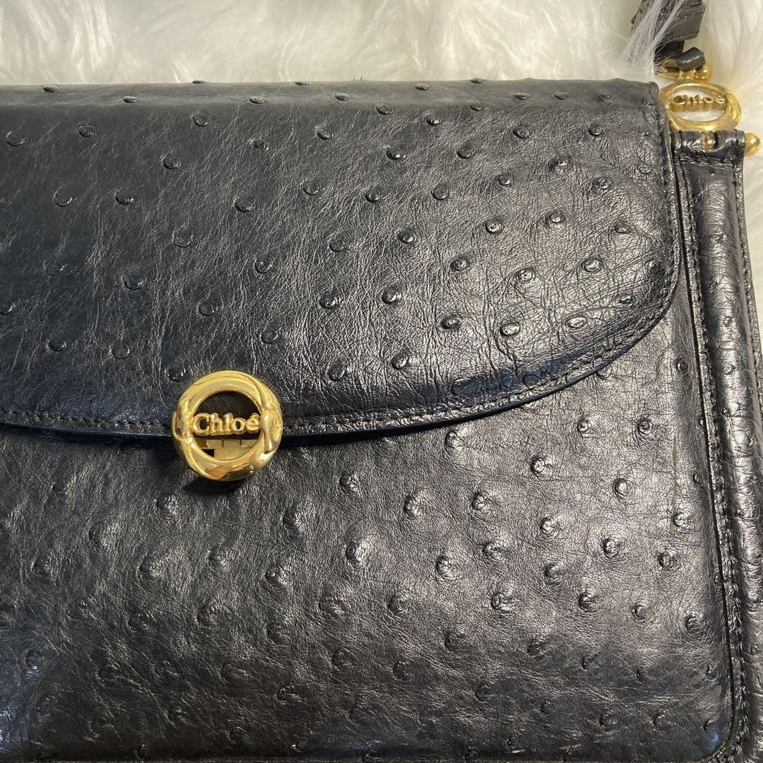 Chloe Shoulder Bag Purse Black Authentic