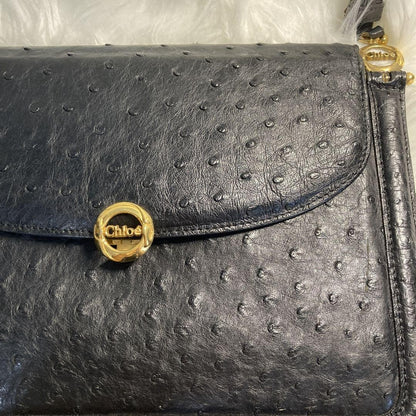 Chloe Shoulder Bag Purse Black Authentic