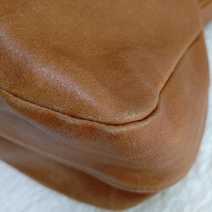 Chloe Hand Shoulder Bag Tote Purse 2way Leather Brown Authentic