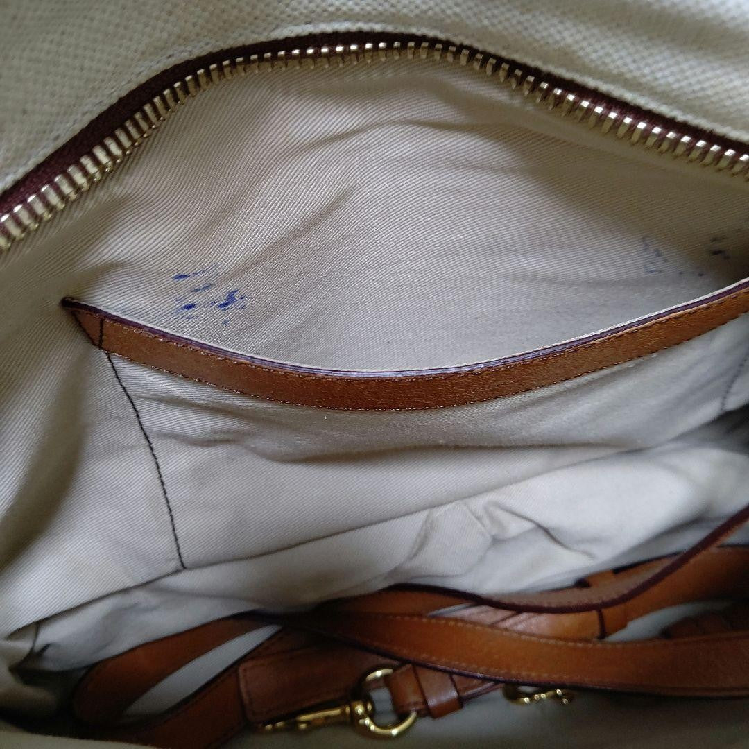 Chloe Hand Shoulder Bag Tote Purse 2way Leather Brown Authentic