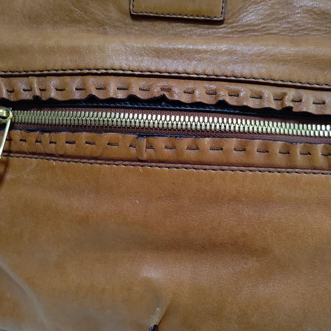 Chloe Hand Shoulder Bag Tote Purse 2way Leather Brown Authentic