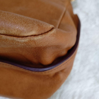 Chloe Hand Shoulder Bag Tote Purse 2way Leather Brown Authentic