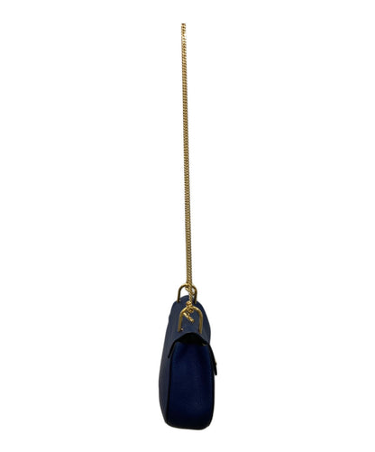 Chloe Shoulder Bag Purse DREW Navy Authentic
