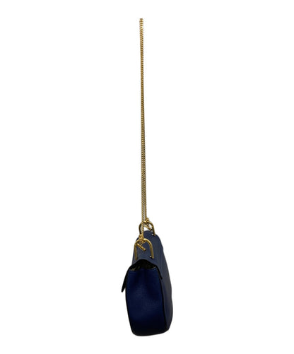 Chloe Shoulder Bag Purse DREW Navy Authentic