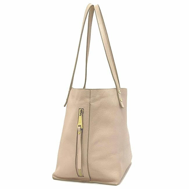 Chloe Hand Bag Tote Bag Leather Pink Authentic