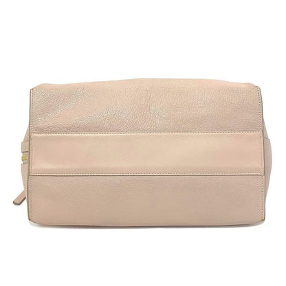Chloe Hand Bag Tote Bag Leather Pink Authentic