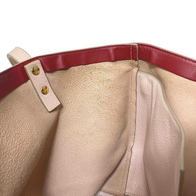 Chloe Hand Bag Tote Bag Leather Pink Authentic