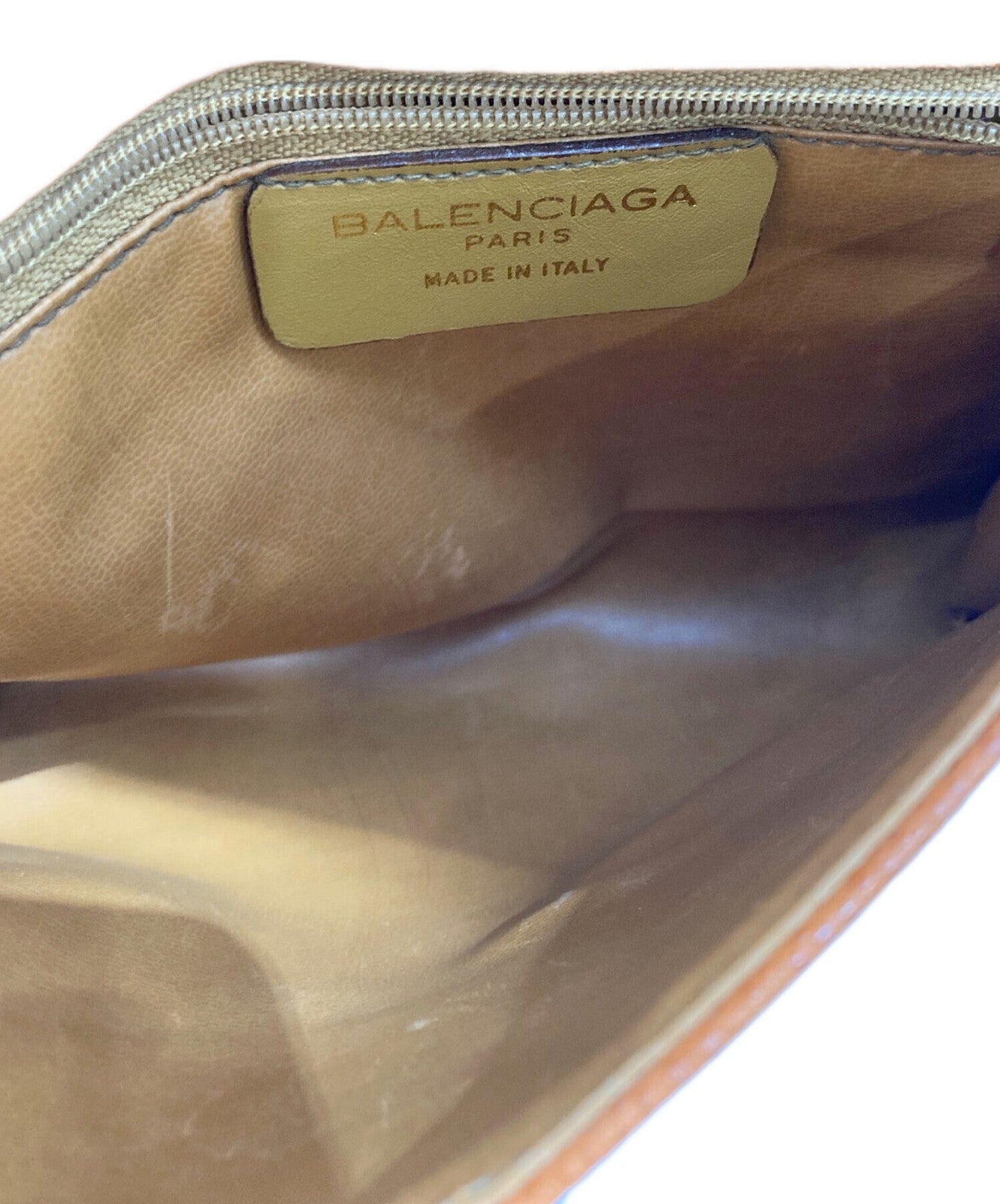 BALENCIAGA Shoulder Bag Purse BB Brown Authentic
