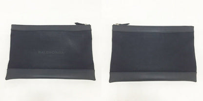 BALENCIAGA Clutch Bag Second Bag Black Authentic