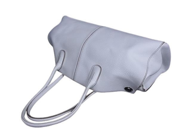 TOD'S Hand Bag Tote Purse D Bag Leather White Authentic