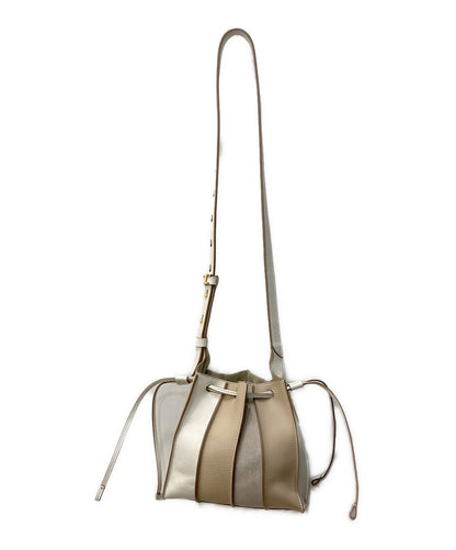 TOD'S Shoulder Bag Purse TSC Sacca Micro Bag Beige Authentic