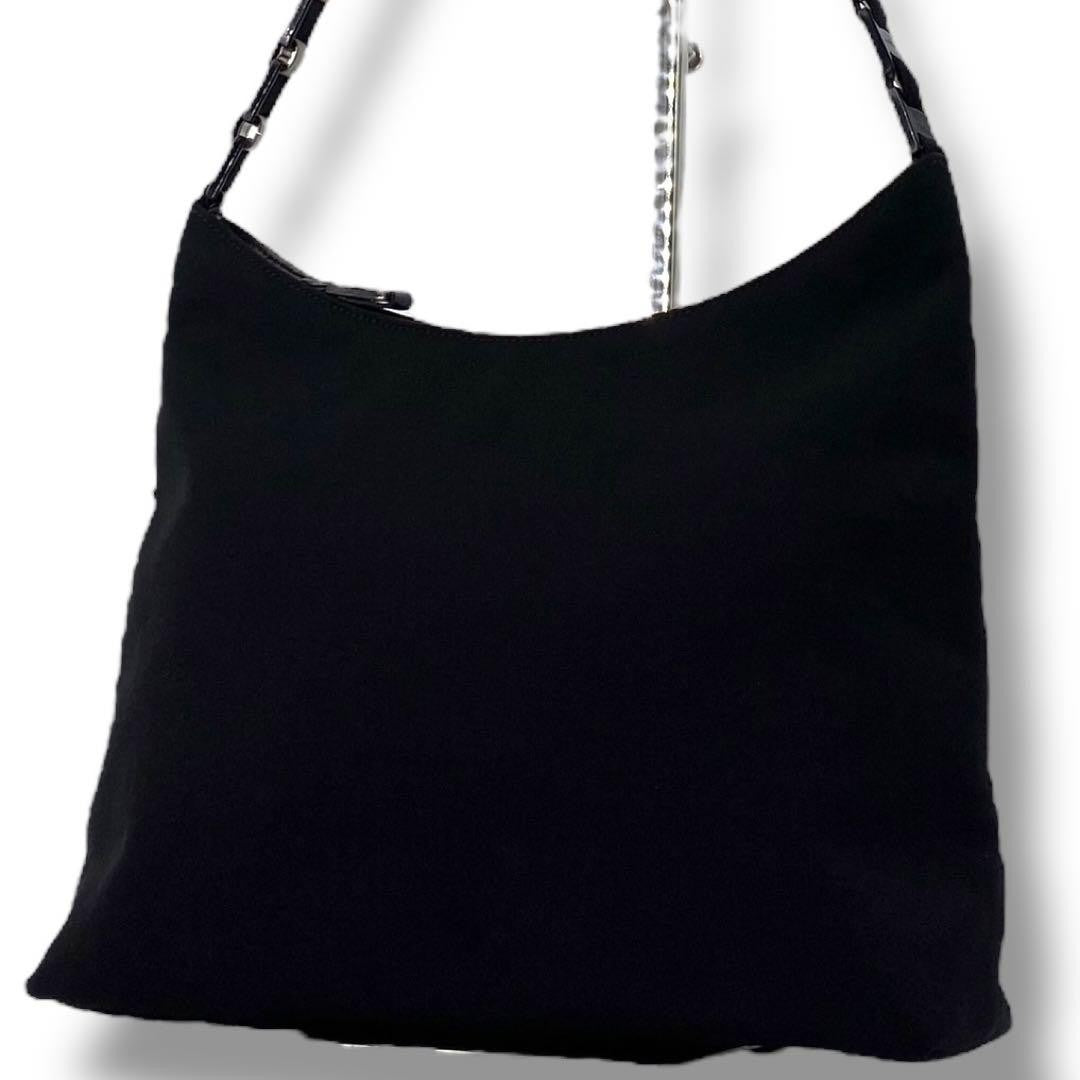 Salvatore Ferragamo Hand Shoulder Bag Tote Purse Black Authentic