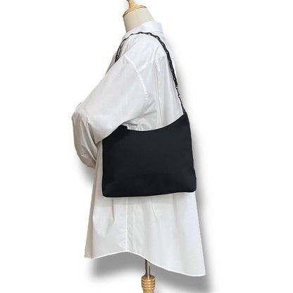Salvatore Ferragamo Hand Shoulder Bag Tote Purse Black Authentic