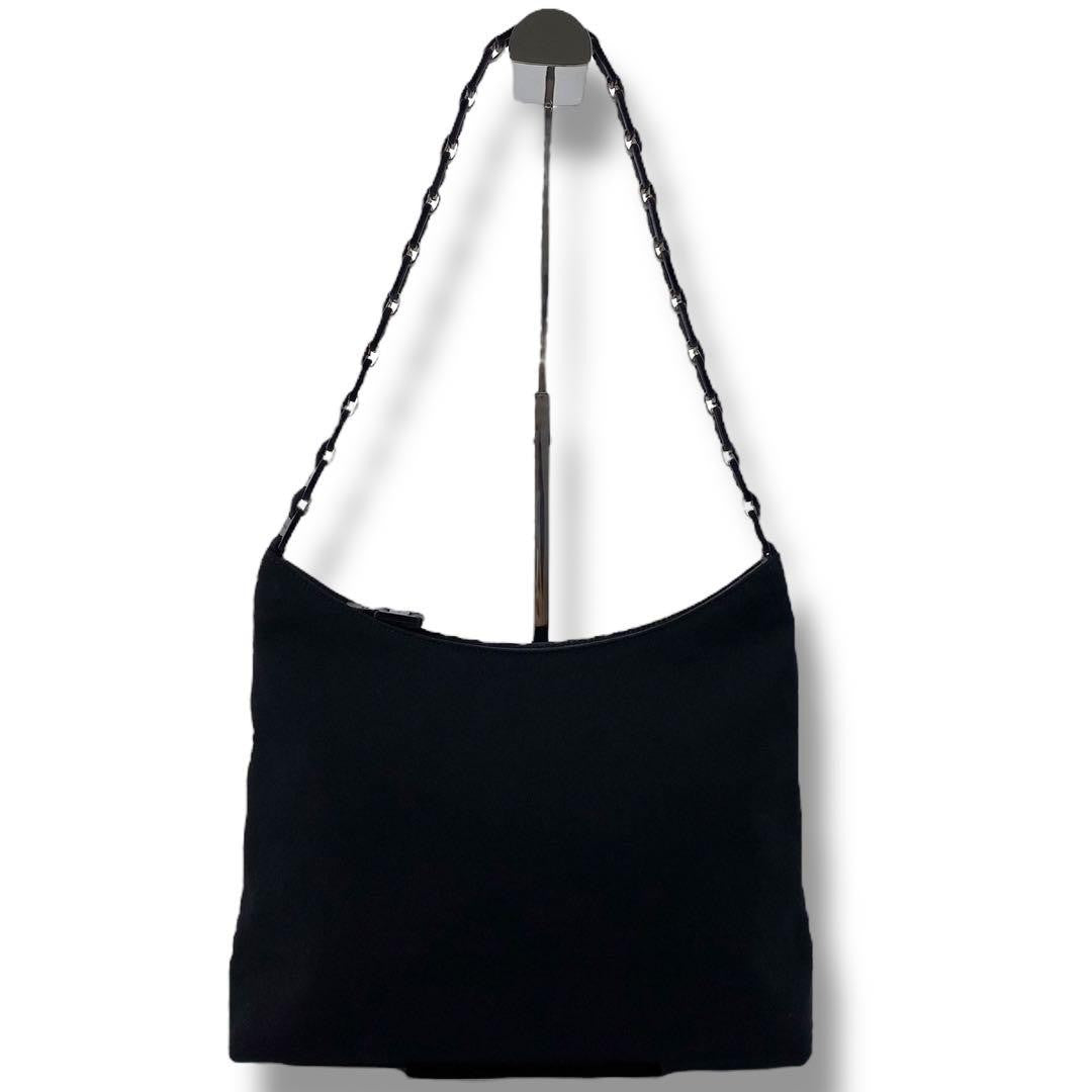 Salvatore Ferragamo Hand Shoulder Bag Tote Purse Black Authentic