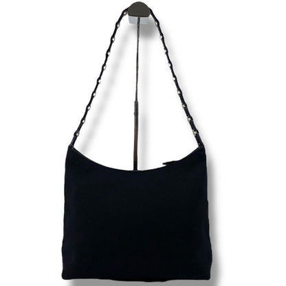 Salvatore Ferragamo Hand Shoulder Bag Tote Purse Black Authentic
