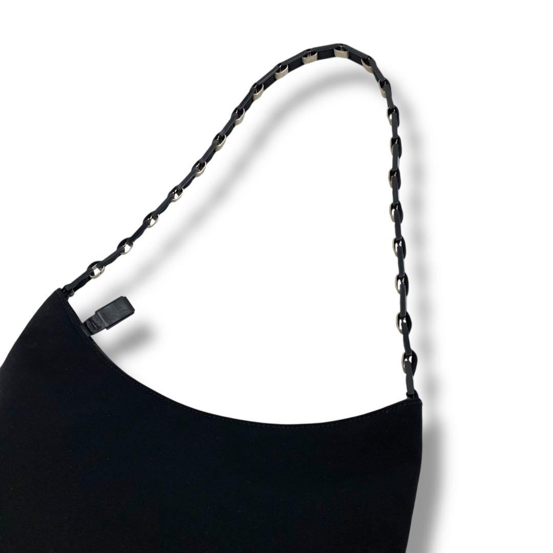 Salvatore Ferragamo Hand Shoulder Bag Tote Purse Black Authentic