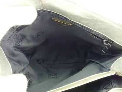 LOEWE Hand Bag Tote Purse Gold Beige Authentic