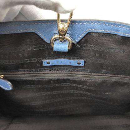 CELINE Hand Bag Tote Purse Horse carriage Leather Authentic