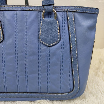 CELINE Hand Bag Tote Purse Horse carriage Leather Authentic
