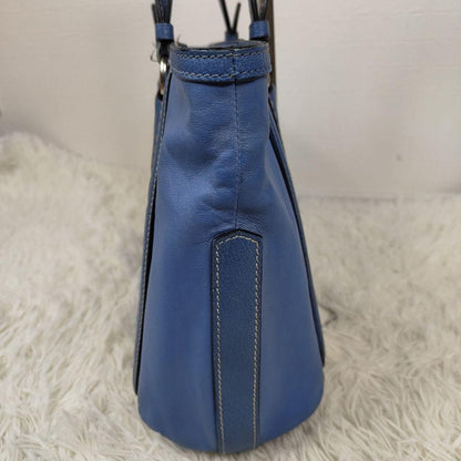 CELINE Hand Bag Tote Purse Horse carriage Leather Authentic