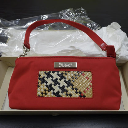 BURBERRYS BLUE LABEL Accessory Pouch Hand Pouch Nova Check Authentic