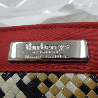 BURBERRYS BLUE LABEL Accessory Pouch Hand Pouch Nova Check Authentic