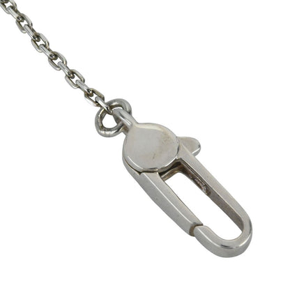 GUCCI Necklace Pendant Heart Ag925 Sterling Silver Unisex Accessory Authentic