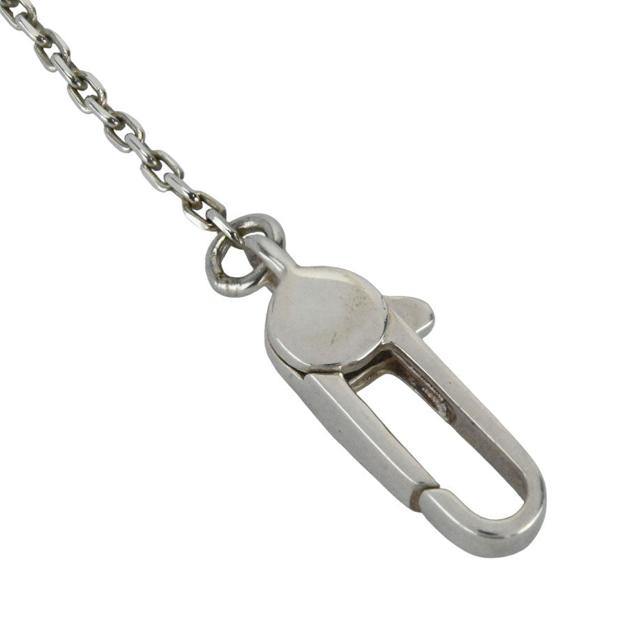GUCCI Necklace Pendant Heart Ag925 Sterling Silver Unisex Accessory Authentic