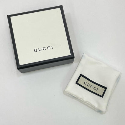 GUCCI Necklace Pendant Blind for Love Tiger Silver AG925 Unisex Accessory Auth