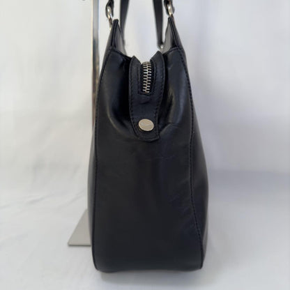 Salvatore Ferragamo Hand Bag Tote Purse Gancini Leather Authentic