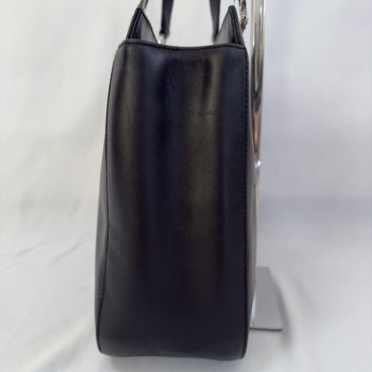 Salvatore Ferragamo Hand Bag Tote Purse Gancini Leather Authentic