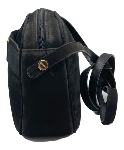 Salvatore Ferragamo Shoulder Bag Purse Vara Ribbon Black Authentic