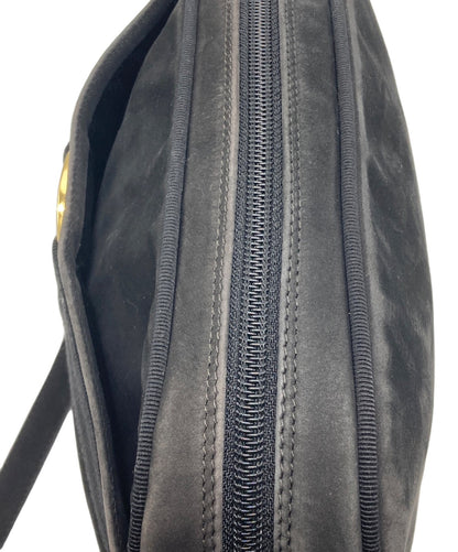 Salvatore Ferragamo Shoulder Bag Purse Vara Ribbon Black Authentic