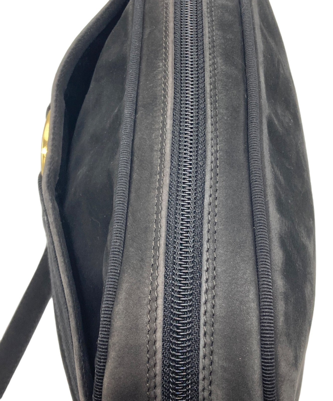 Salvatore Ferragamo Shoulder Bag Purse Vara Ribbon Black Authentic