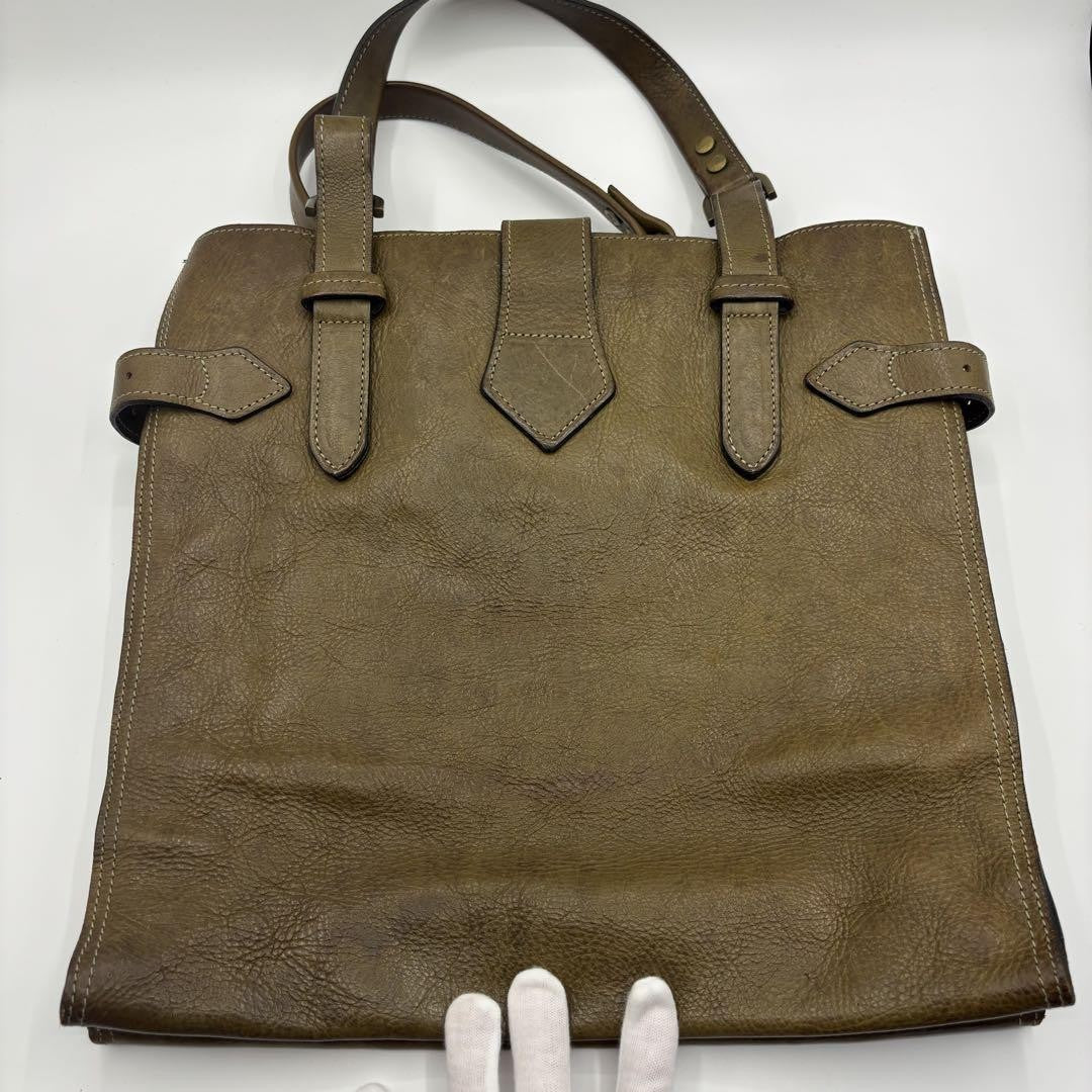 MULBERRY Hand Bag Tote Purse Leather Brown Authentic