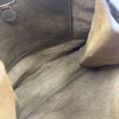 MULBERRY Hand Bag Tote Purse Leather Brown Authentic