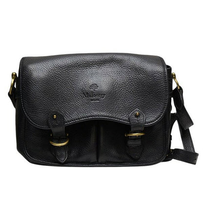 MULBERRY Shoulder Bag Purse Leather Black Authentic