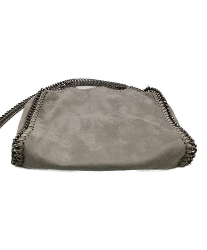 Stella McCartney Shoulder Bag Purse Falabella Light Gray Authentic