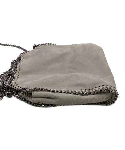 Stella McCartney Shoulder Bag Purse Falabella Light Gray Authentic