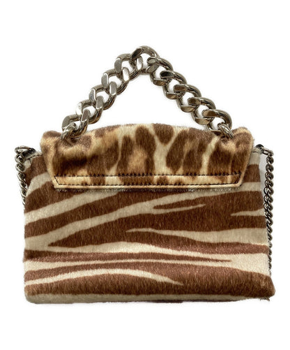 Stella McCartney Hand Shoulder Bag Tote Purse Leopard Brown Authentic