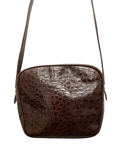 Salvatore Ferragamo Shoulder Bag Purse Brown Authentic