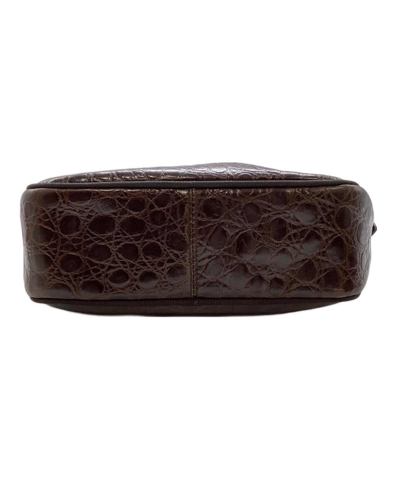 Salvatore Ferragamo Shoulder Bag Purse Brown Authentic