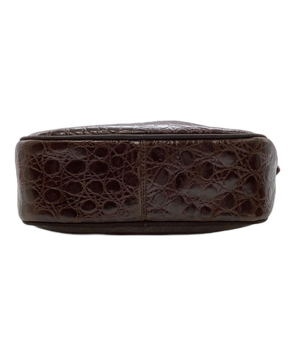 Salvatore Ferragamo Shoulder Bag Purse Brown Authentic