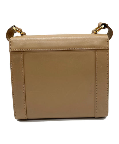 Salvatore Ferragamo Shoulder Bag Purse Gancini Brown Authentic