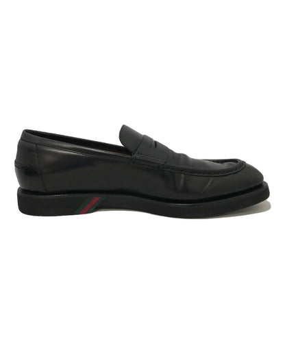 GUCCI Loafers Shoes EU 42.5 US 9.0 Black Authentic