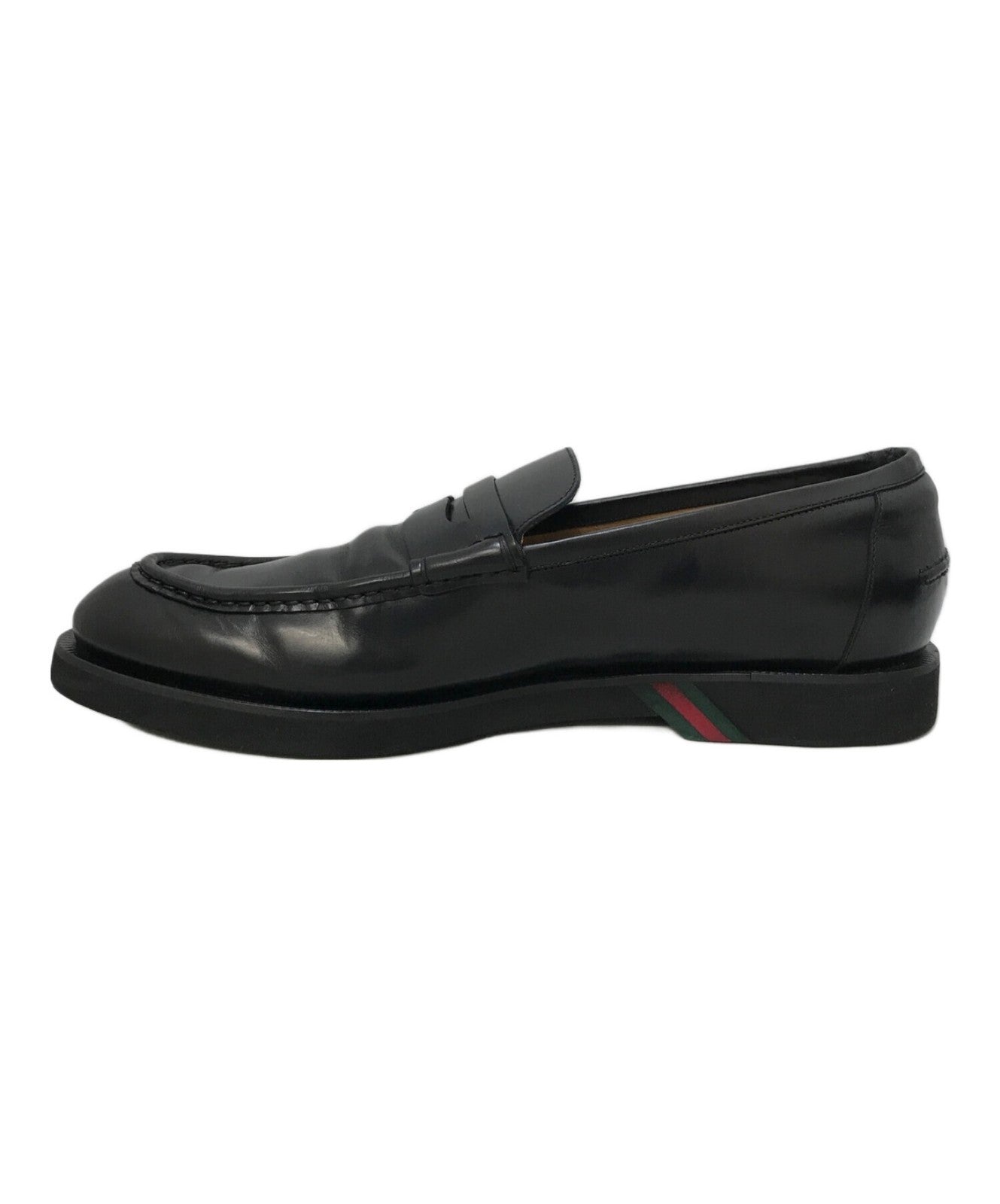 GUCCI Loafers Shoes EU 42.5 US 9.0 Black Authentic