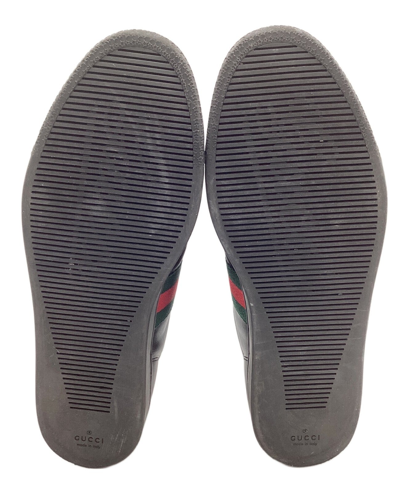 GUCCI Sneakers Shoes Low-Cut EU 42 US 8.5 Black Authentic
