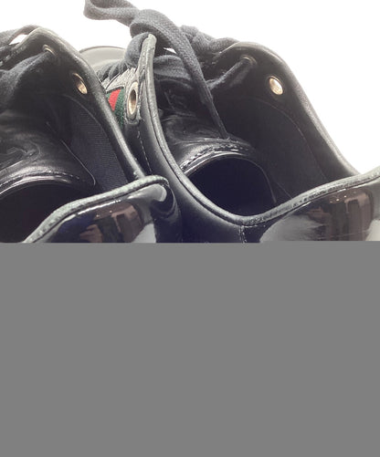 GUCCI Sneakers Shoes Low-Cut EU 42 US 8.5 Black Authentic