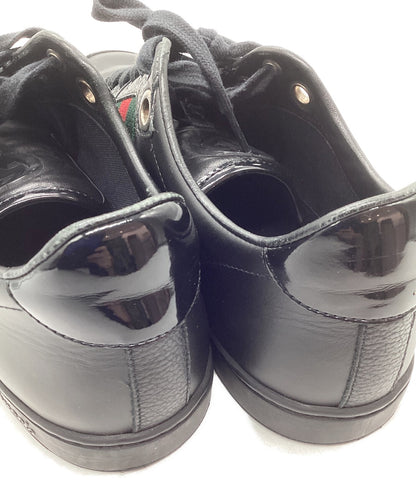 GUCCI Sneakers Shoes Low-Cut EU 42 US 8.5 Black Authentic